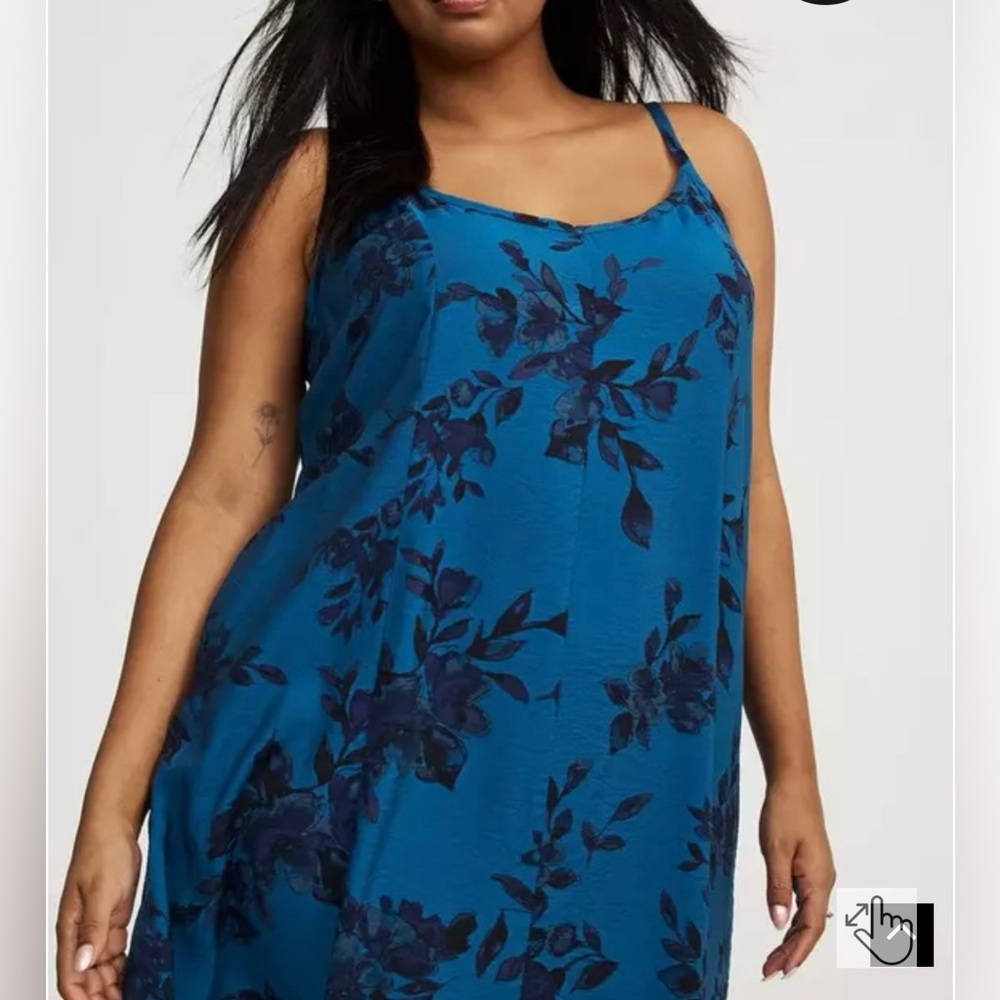 NWT Torrid hammered rayon trapeze maxi dress size 3X - Picture 5 of 10